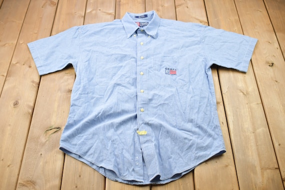 Camicia a maniche corte Chaps Ralph Lauren vintage anni 90