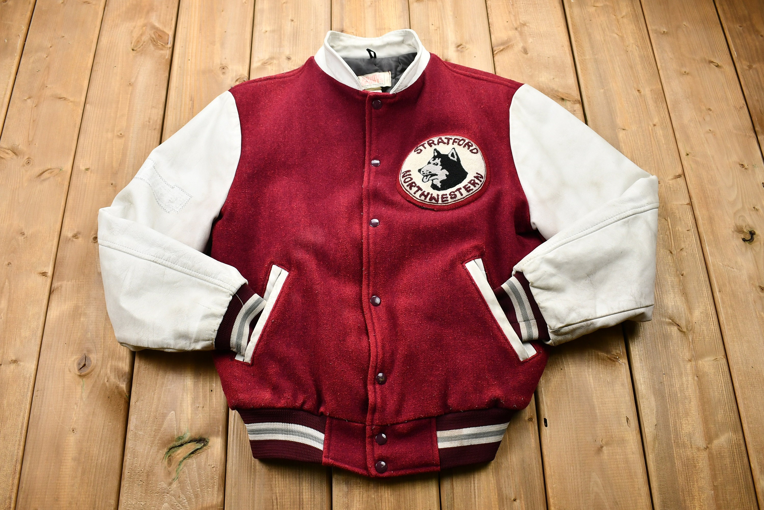 RAINBOW PLAYGROUND VARSITY JACKET