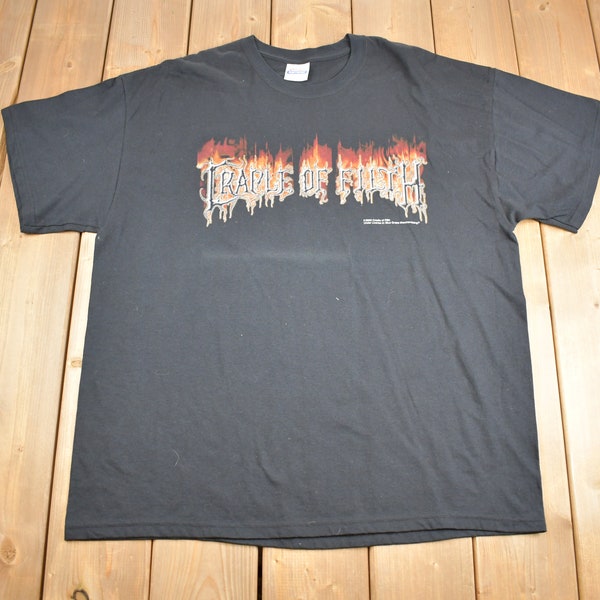 Vintage 2000 Cradle Of Filth Grafik-Band-T-Shirt / Vintage-Band-T-Shirt / Heavy Metal / Konzert / Tour-T-Shirt