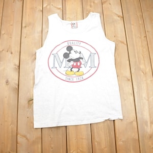 Vintage 1990s Mickey Mouse Cartoon Promo Tank Top / 90s Graphic Tee / Vintage Mickey Mouse / Made In USA / 90s Disney Tee