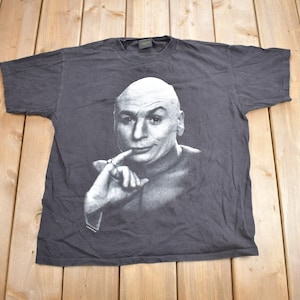 Vintage 1998 Dr Evil  Austin Powers Movie Promo T-shirt / Vintage Movie Tee / Made IN USA / Single Stitch / Rare Vintage