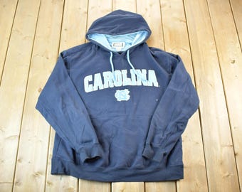 Vintage Y2K North Carolina Footlocker University Of Collegiate Crewneck Made In USA / 90s Crewneck / Sportswear