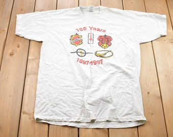Vintage Oldsmobile 100 jaar grafisch T-shirt 1997 / Graphic / 80s / 90s / Streetwear / Retrostijl / Car Graphic / Made in USA