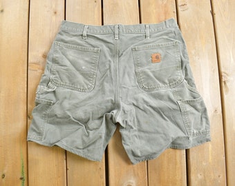 Carhartt Camo Shorts Mens Cargo Shorts Camouflage Workwear Vintage