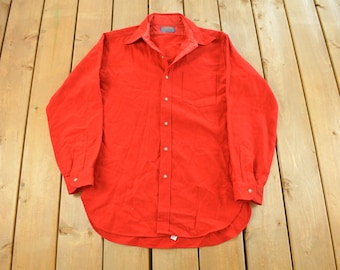 Vintage 1970s Pendleton Wool Flannel Button Up Shirt Men's M / 70s Button Up / Vintage Pendleton / 70s Shirt / Outdoors / Made In USA