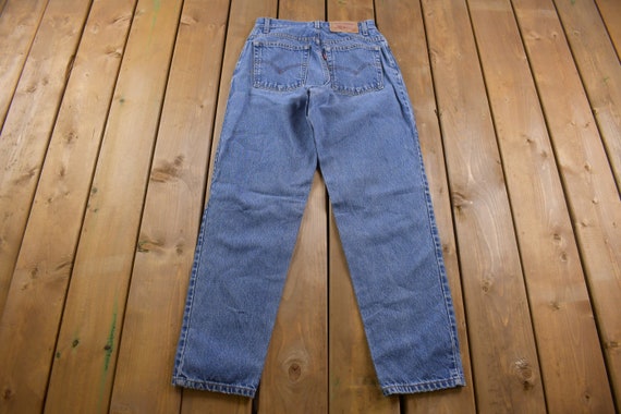 Vintage 1990s Levi's 550 Red Tab Jeans Size 26 x … - image 3