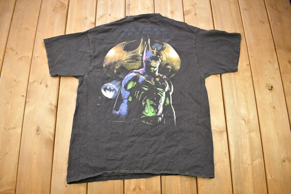 Vintage 1995 Batman Forever DC Comics Val Kilmer Movie Promo T 