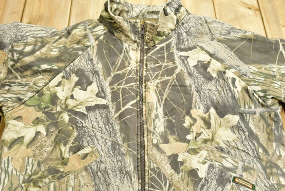 Vintage 1990s Tree Camo Reversible Windbreaker Ja… - image 5