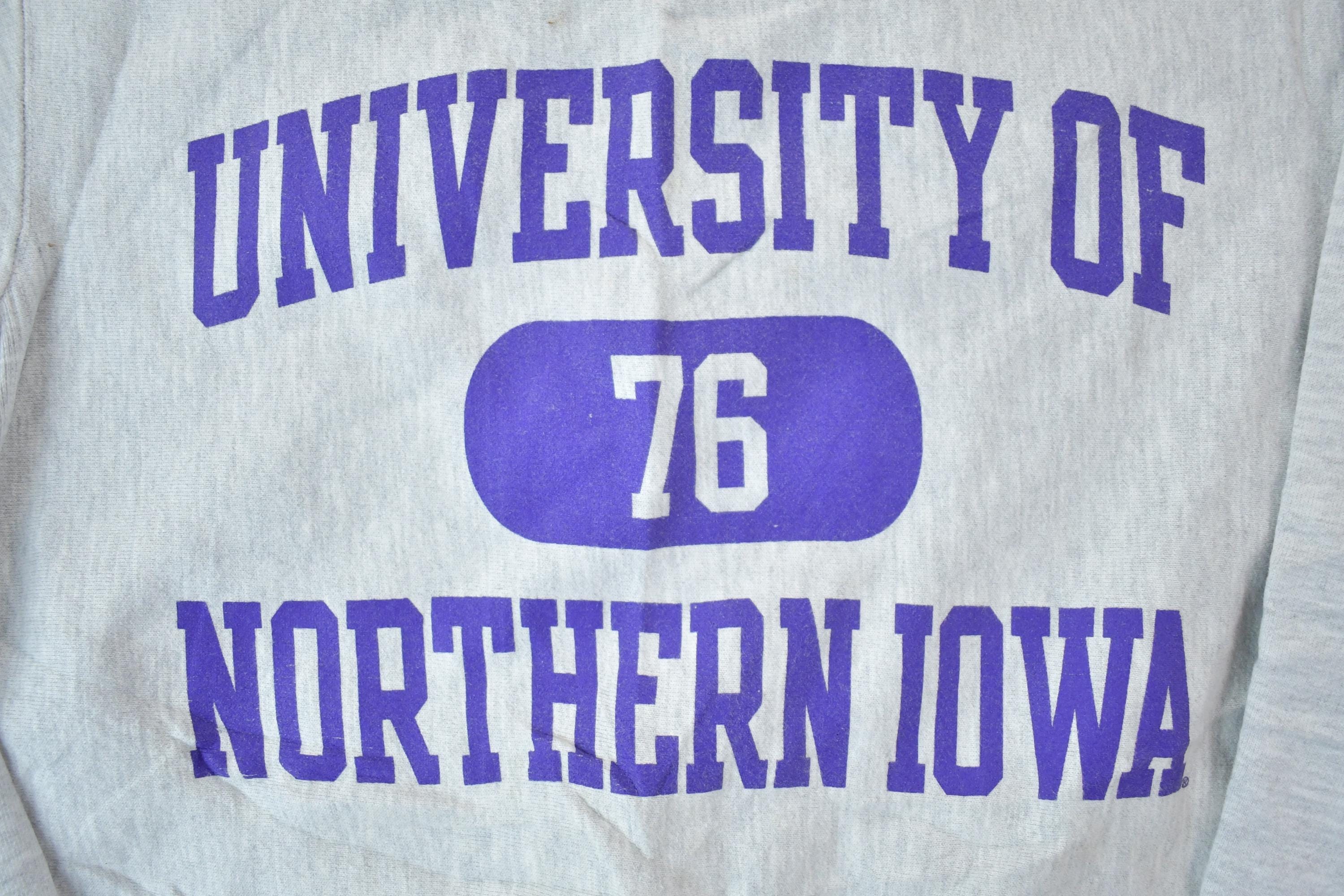 Vintage 1990s Champion Reverse Weave University of Northern Iowa