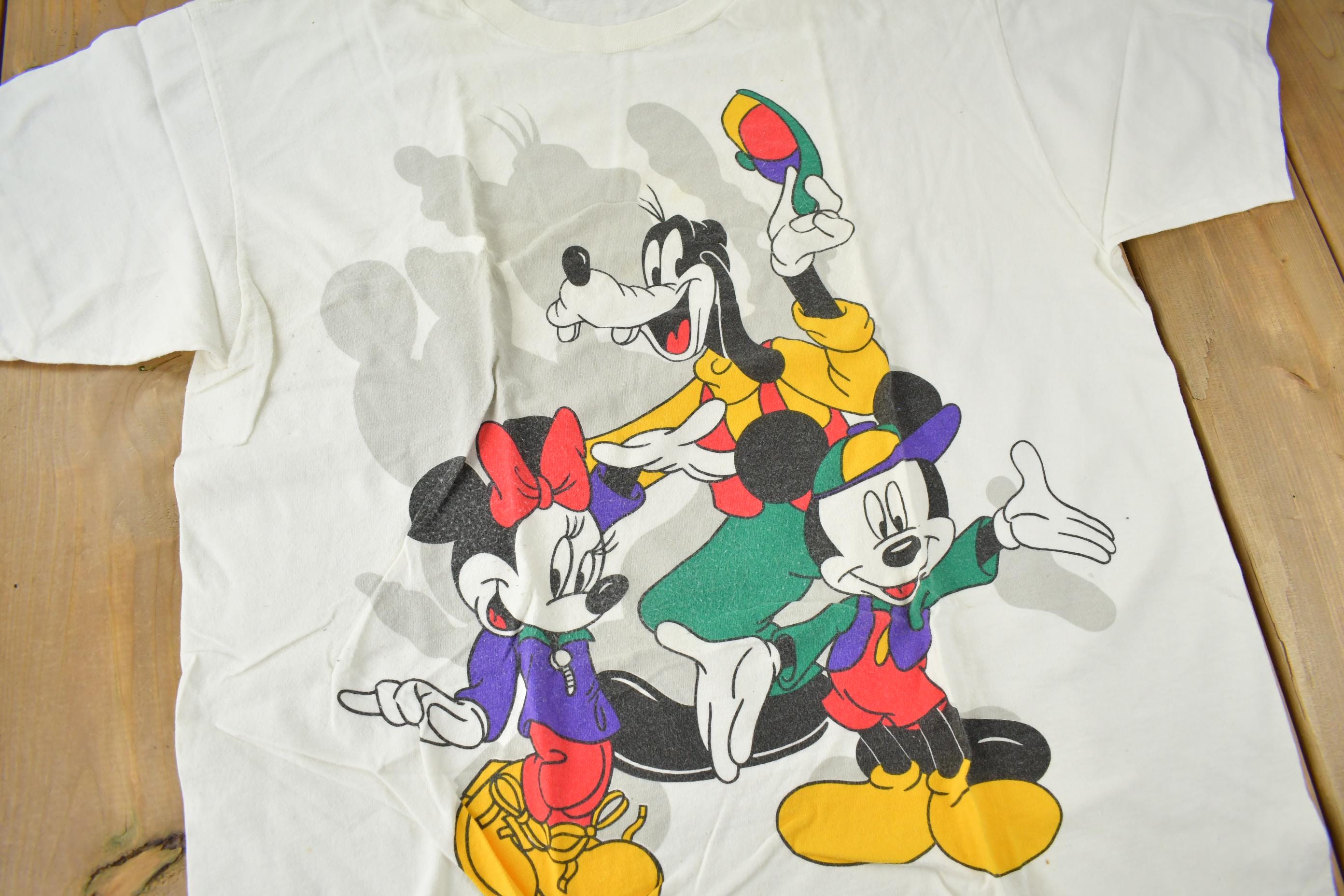 Vintage 1990s Disney Mickey Mouse & Friends Graphic T-shirt OSFA
