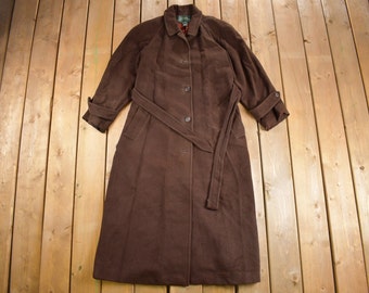 Abrigo vintage de pelo de camello Lauren Ralph Lauren de los años 90 / Chaqueta de pelo de camello / Chaqueta vintage de los años 90 / Exterior / Gabardina acogedora / Hecho en EE. UU.