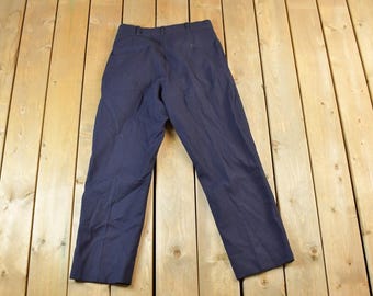Vintage 1980s Badgers Gold Label Work Pants Size / 80s Carpenter Pants / Made In USA / Distressed Carhartt / Vintage Workwear