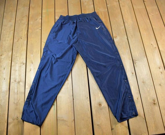 nike button track pants