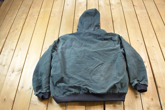 Vintage 1990s Black Carhartt Active Jac Jacket / Workwear