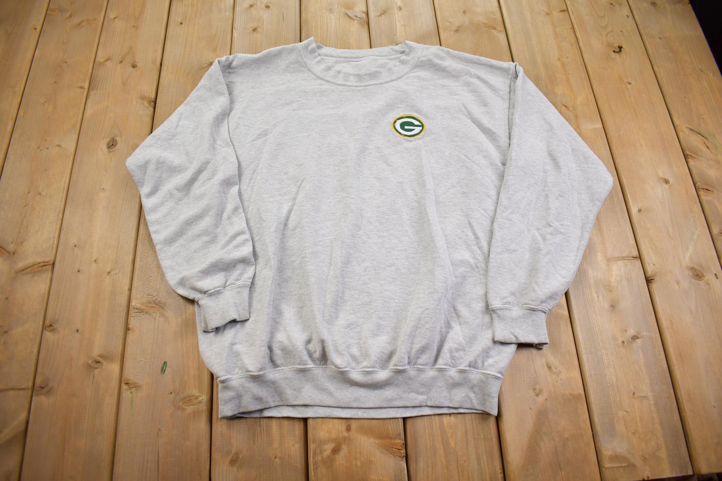Vintage 1990s Green Bay Packers NFL Football Crewneck Sweatshirt