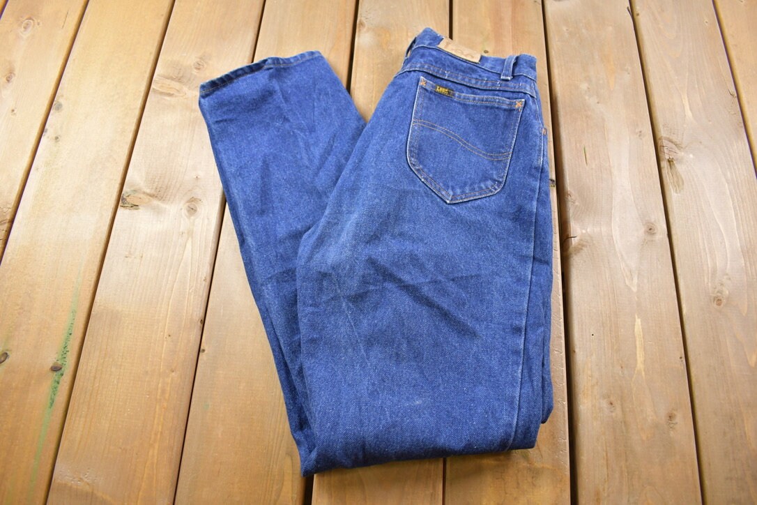 Vintage 1970s Lee Denim Jeans Size 28 X 30 / Vintage Denim