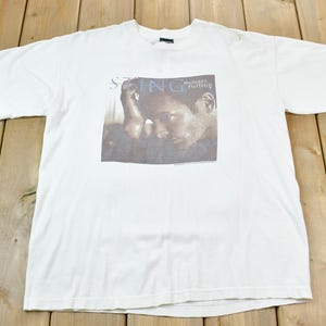 Vintage 1996 Sting Mercury Falling Tour T-Shirt Music Promo / Made in USA / The Police / Streetwear Fashion / Polygram Merchandising