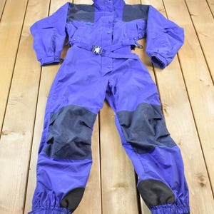 Vintage 1980s Columbia Insulated Jumpsuit / Vintage Coveralls / Workwear / One Piece Suit / Made In USA / Snow Set / Winter / Snowsuit