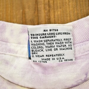 Vintage 1993 Grateful Dead Ship Of Fools All Over Print Pirate T-shirt / Band Tee Music Promo / Tie Dye / Single Stitch / Liquid Blue image 8