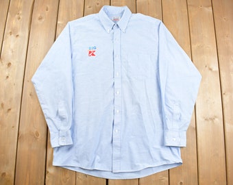 Vintage 1980s Todd K Mart Uniform Button Up Shirt / Work Shirt / 80s Workwear / Vintage Uniform / 90s Workwear / Made in USA