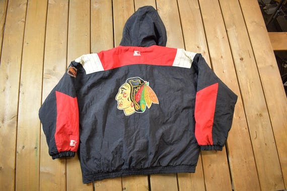 Vintage 1990s Chicago Blackhawks Starter Jacket NHL Hockey Vintage 1990s Chicago Blackhawks Starter Jacket NHL Hockey