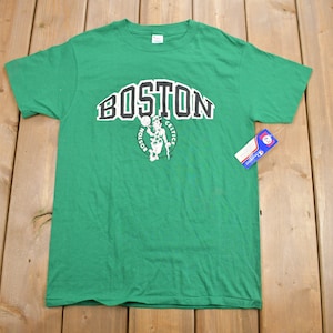 Vintage 1980s Deadstock Boston Celtics NBA Champion T-Shirt / Made In USA / Single Stitch / NBA Basketball / New With Tags / Sportswear