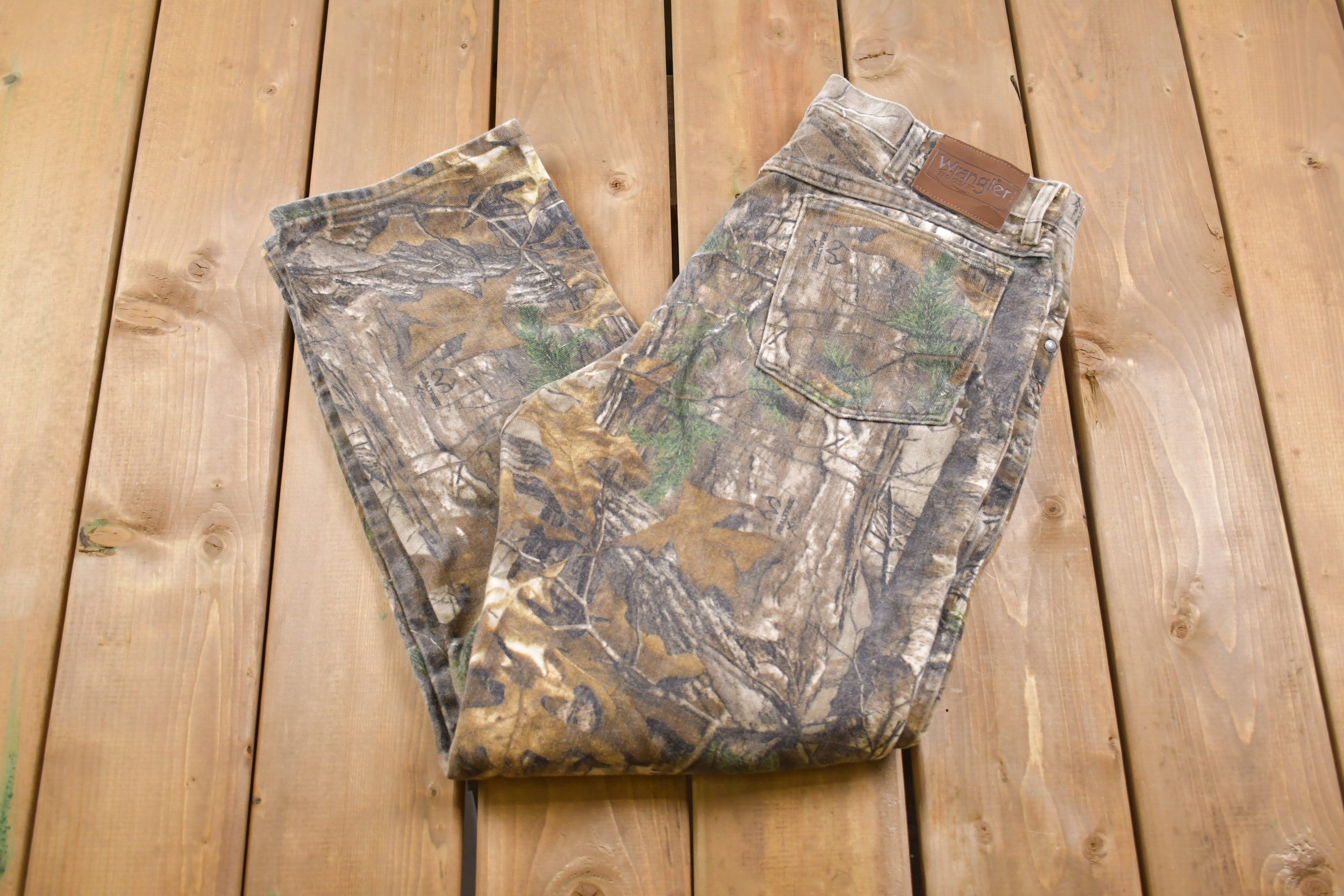 Vintage 1990s Wrangler Real Tree Camo Pants Size 35 X 29 / - Etsy