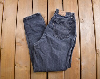 Vintage 1980s Levi's Brown Tab Relaxed Fit Jeans Size 28 x 29 / 80s Denim / Streetwear / Baggy Jeans / Made In USA / Vintage Levi's
