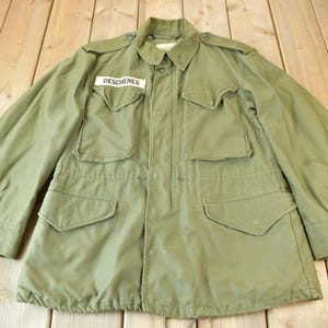 Vintage 1957 US Military OG 107 Mans Field Coat / True Vintage / Size Small Short / Militaria / Army Jacket / Vintage Military