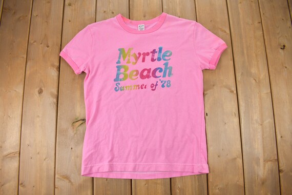 Vintage 1978 Myrtle Beach Summer Souvenir T Shirt… - image 1