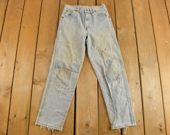 Vintage 1990s Youth Wrangler Light Wash Jeans Size 25 x 25 / American Vintage / Workwear / Streetwear / Vintage Pants