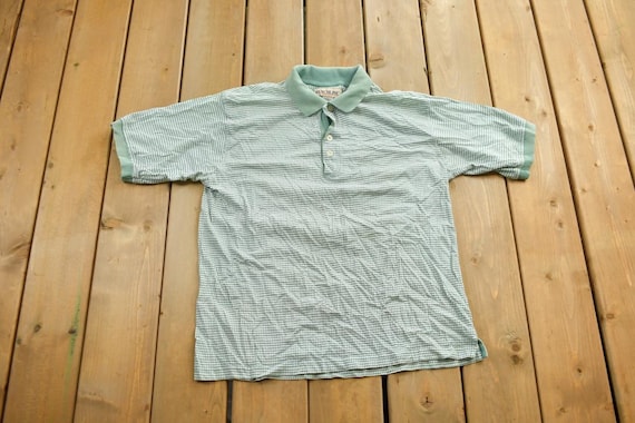 Vintage 1970s Benchline Patterned Collared Shirt … - image 1