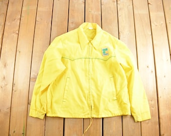 Vintage Hubbard-windjack uit de jaren 80 / Streetwear / Licht jack / Vintage windjack / Gemaakt in de VS