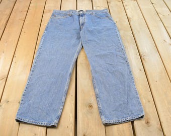 Vintage 2000s Levi's 550 Relaxed Denim Jeans Men's 36 x 29.5 / 00s Denim / Faded Jeans / Streetwear