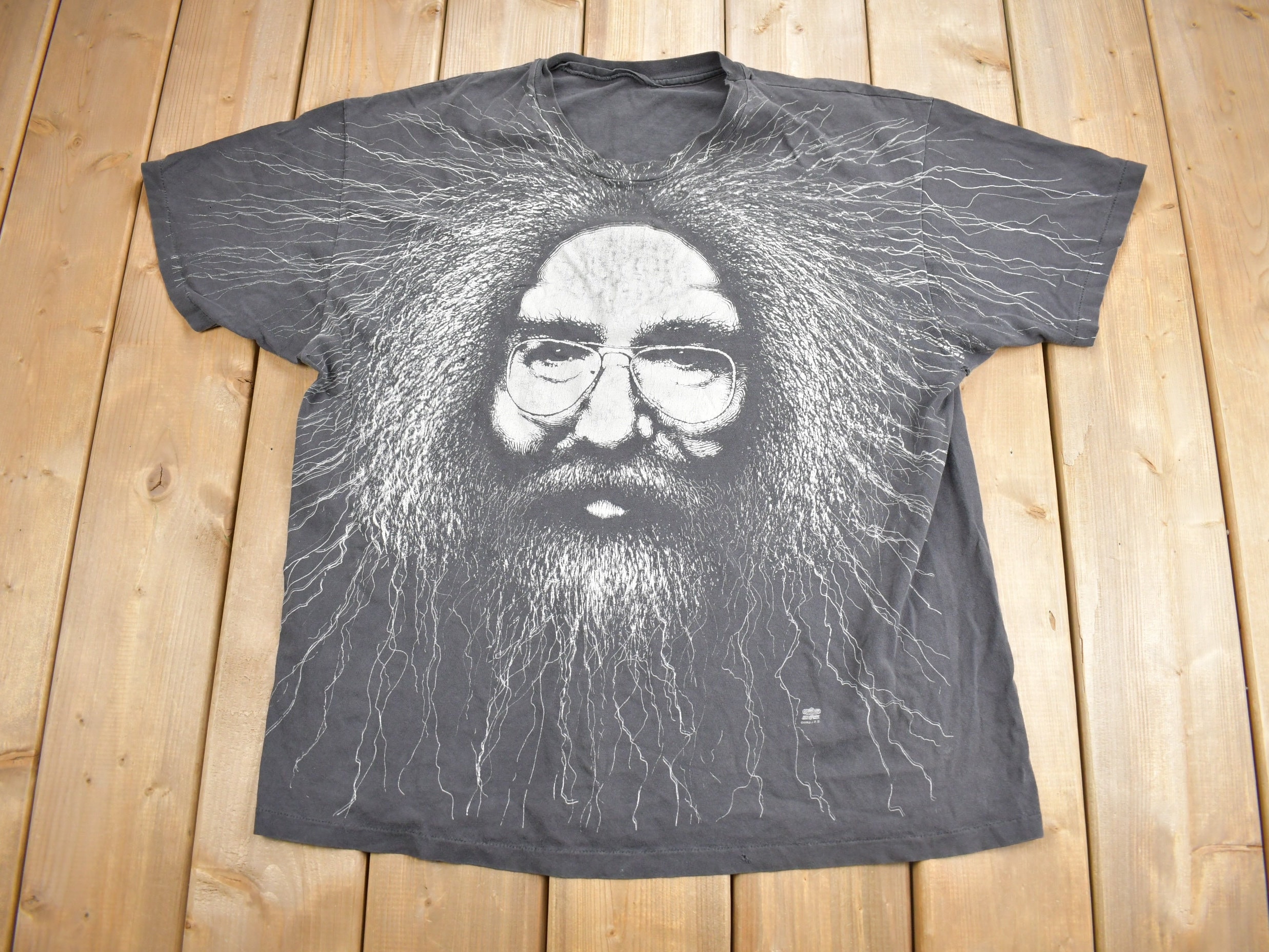jerry garcia 90s vintage Tシャツ 1993 1993 VINTAGE JERRY GARCIA GRATEFUL DEAD BAND T-SHIRT | Depop