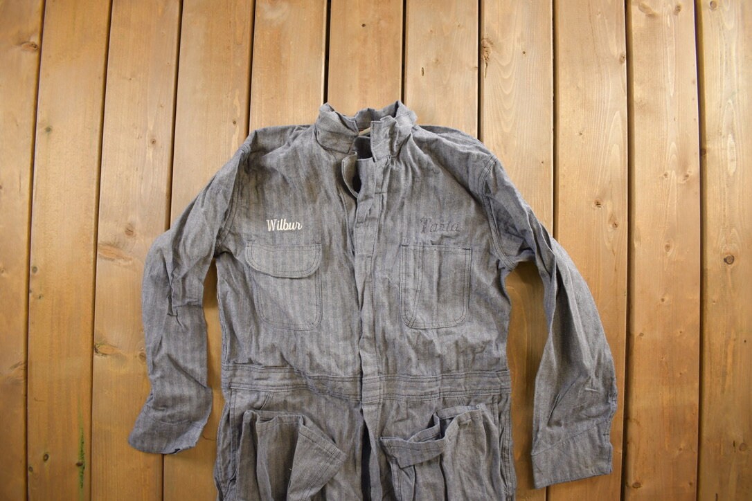 Vintage 1980s Big Ben Wrangler Jumpsuit Size 44 Reg / Vintage
