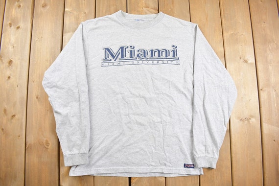 Vintage 1990s Miami University Collegiate Crewnec… - image 1