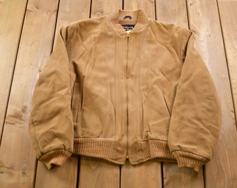 Vintage 1950s Oakbrook Sportswear Full Zip Cotton Jacket / Athletic Spring Summer Sportswear / Streetwear / Athleisure