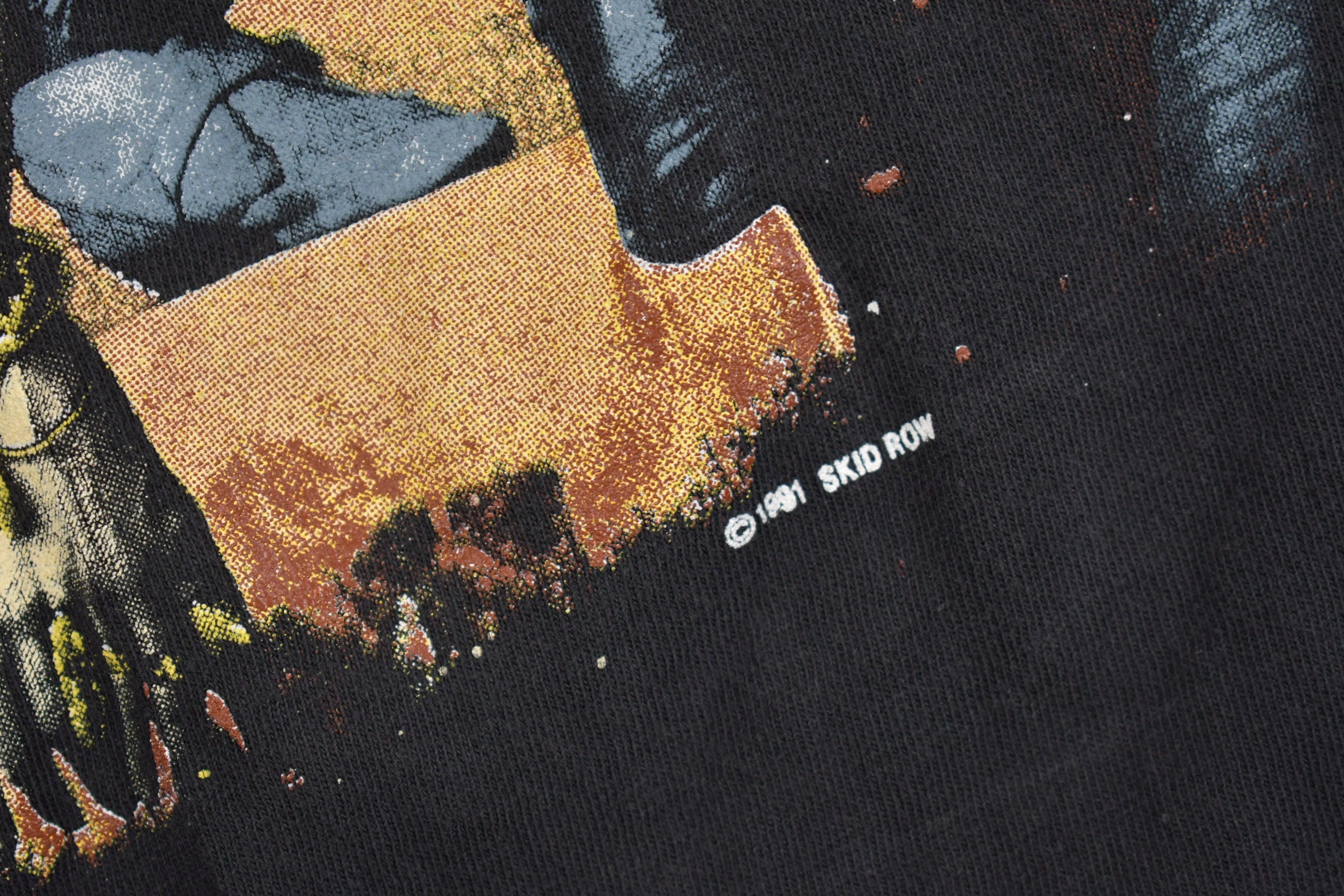 Vintage 1991 Skid Row Band T-shirt / Band Tee / Single Stitch