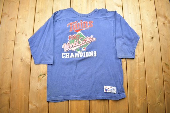 Vintage 1987 Minnesota Twins MLB World Series Champion T Shirt