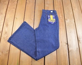 Vintage 1970s Deadstock Wrangler Wrag-Doll Bell Bottom Women's Jeans Size 30 x 34 / Made in Canada / True Vintage / NWT / 70s Jeans