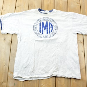 Vintage 1990s IMA Belton Brand T-Shirt der Universität College College / College Shirt / Nuss T-Shirt / Americana / Sportkleidung