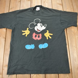 ヴィンテージ 1990年代 ミッキー＆コー ミッキーマウス グラフィック カートゥーン Tシャツ ヴィンテージ ディズニー / シングルステッチ