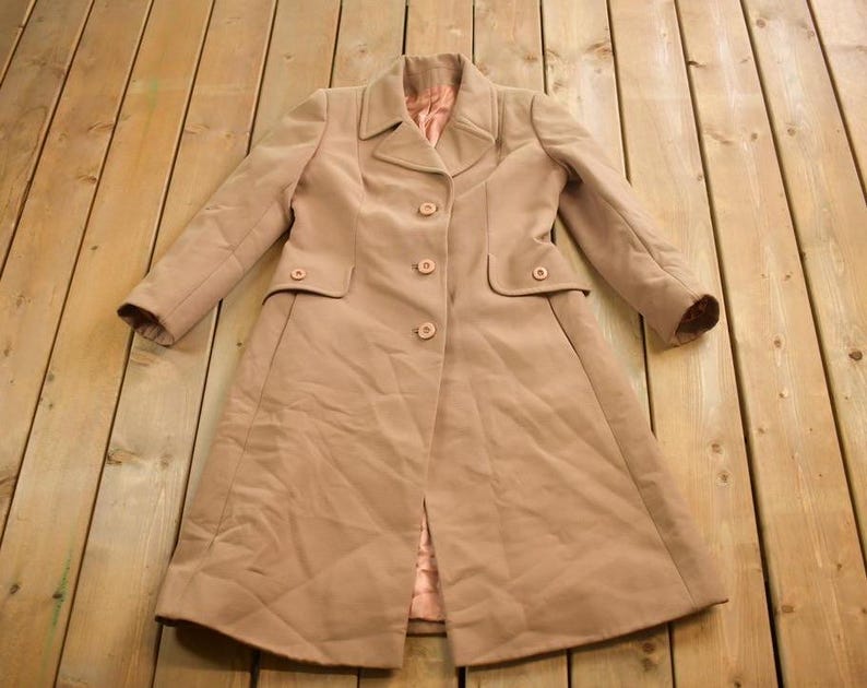 Vintage 1980s Forecaster Wool Jacket / Navy Blue / Wool Jacket / Made