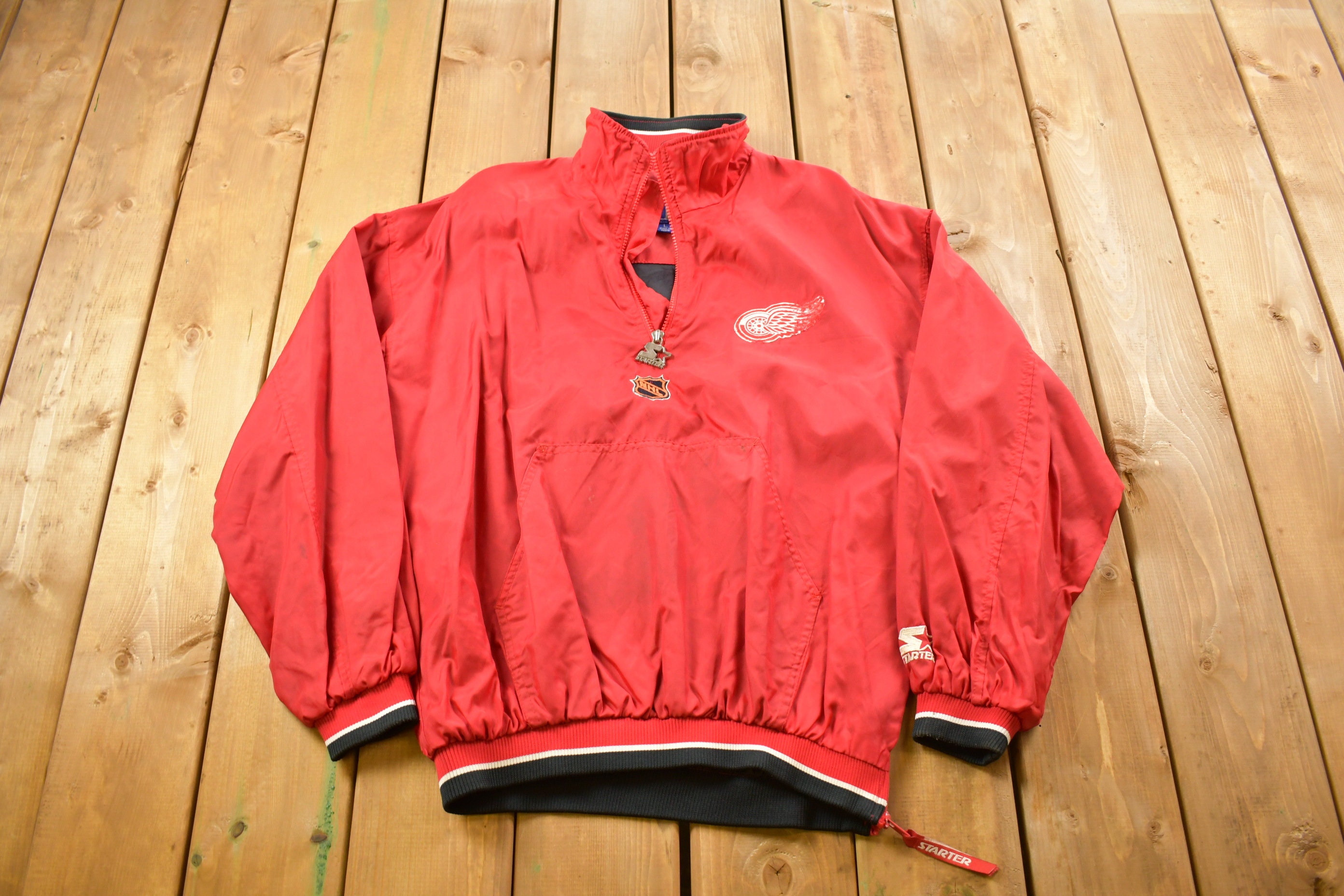 Men's JH Design Red Detroit Wings Jacket