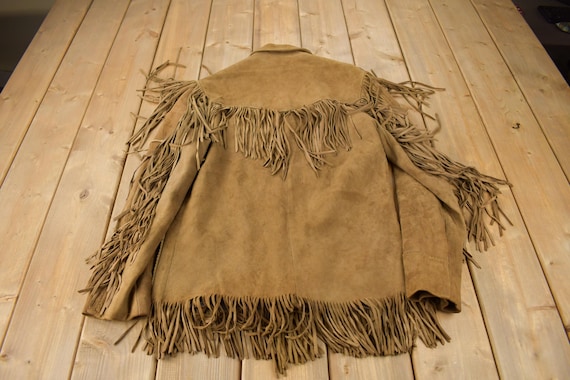 Vintage 1960s Trego's Westwear Fringe Leather Jacket / Fringe