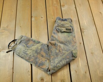 Vintage 1990s Liberty Kids Size Advantage Camo Pants / Kids XL / Youth Workwear / Kids Size Vintage / Vintage Workwear / Hunting Camo