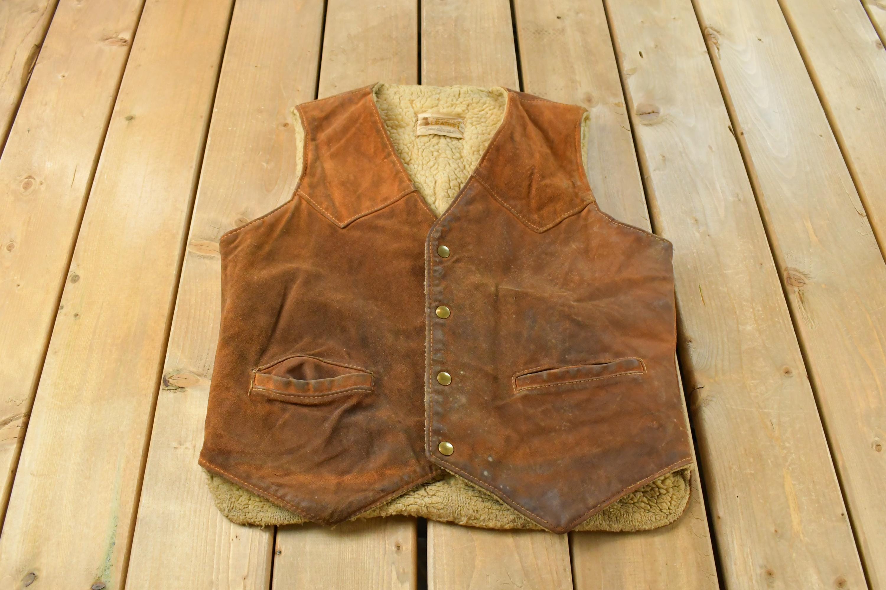 Berman Buckskin Co. スエードプルオーバー Berman Buckskin - Etsy
