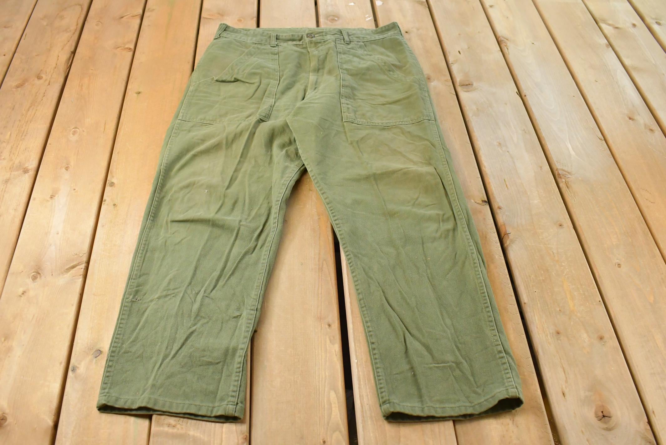 70s Army Fatigue Pants - Etsy