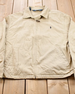 Vintage 1990s Polo Ralph Lauren Canvas Golf Jacket / 90s Polo